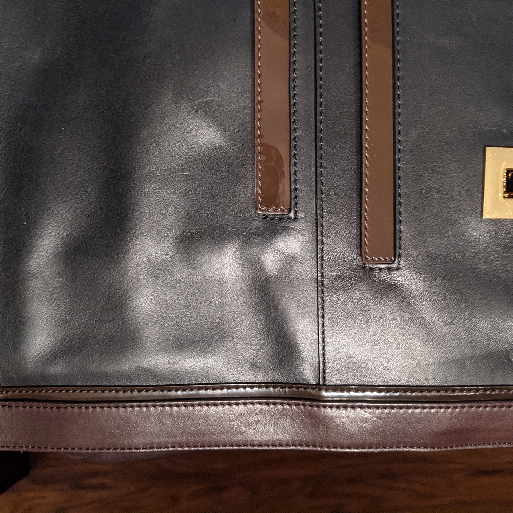 HTF Tory Burch Chain Leather Tote Authentic! SALE - Picture 13 of 13